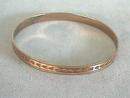 Rose Gold Plate with Hearts,Design Bangle