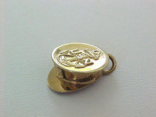 Navy Gold Filled Hat Charm DANECRAFT USN Vintage