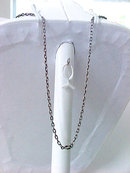 Elephant Coral (Faux) Bead Drop Necklace Vintage