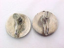 Coronation Elizabeth II Earrings Sterling Enamel