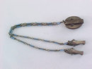 Vintage Perfumette Chatelaine Clip Art Deco Enamel Lingerie