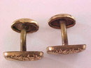 Repouse Cuff Links Vintage Gold Filled Nice