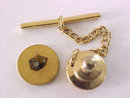 Pot of Gold Tie Tac Mechanical Back Vintage