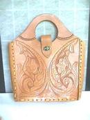 Beautiful Vintage Hand Made Leather Purse