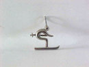Ski Charm Pendant Skier Poles