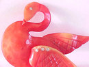 Celluloid Swan Brooch Pin Rhinestones Vintage BOOK PIECE