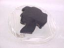 Lucite Bakelite Cameo Brooch Reverse Carved Black Book Piece
