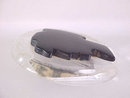 Lucite Bakelite Cameo Brooch Reverse Carved Black Book Piece