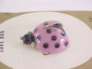 Love Bug Pin Enamel Signed Nemo Original Card Vintage Lady