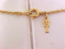 Crown Trifari Flower Necklace Vintage Logo Dangle Vintage