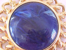 KJL Blue Stone Pin Pendant Kenneth Lane Vintage