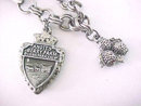 Vintage Charm Bracelet Gold Miner,Train,Knotts Berry 6 Charms