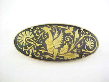Damascene Dragon Pin Fire Breathing Toledo Spain Vintage