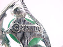 Signed Fantasy Pin Leaf Cabochons Vintage
