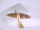 NAPIER Mushroom Pin Two Toned Vintage Chunky