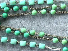 Beautiful 3 Tone Faux Turq, 3 strand Neck