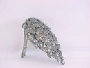 Leaves Deco Fur Clip Large Vintage