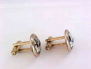 Mallard Duck Cuff Links Reverse Carved Vintage
