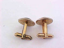Mallard Duck Cuff Links Reverse Carved Vintage