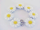 Retro Daisy Bracelet Resin Vintage