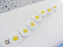 Retro Daisy Bracelet Resin Vintage