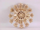 Crown Trifari Atomic Pearl Pin Brooch Vintage
