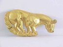 MMA Sterling Figural Pin Brooch Vermeil Metro