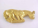 MMA Sterling Figural Pin Brooch Vermeil Metro