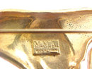 MMA Sterling Figural Pin Brooch Vermeil Metro