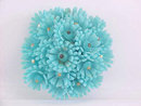 Retro Baby Blue Flower Cluster Pin Resin Vint