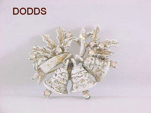 Dodds Christmas Bells Pin Aurora Borealis Vin