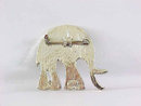 Coro Enamel Elephant Pin Unusual Vintage
