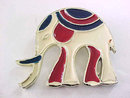 Coro Enamel Elephant Pin Unusual Vintage
