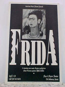 FRIDA KAHLO Collectible Mexican Painter Theater Mounted Advertising