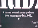 FRIDA KAHLO Collectible Mexican Painter Theater Mounted Advertising