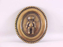 Teddy Bear Brooch English Antiqued Finish