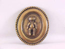 Teddy Bear Brooch English Antiqued Finish