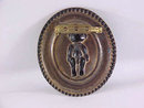 Teddy Bear Brooch English Antiqued Finish