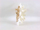 Unusual Crown Trifari Resin Flower Pin Vintage
