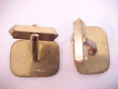 German Shepard Dog Cuff Links Enamel Paint FRANCE Vintage