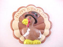 Happy Turkey Day AND Fall Acorn Wreath Pins Vintage
