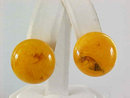 Butterscotch Bakelite Earrings Vintage Yummy!
