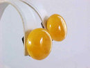 Butterscotch Bakelite Earrings Vintage Yummy!