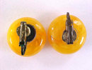 Butterscotch Bakelite Earrings Vintage Yummy!
