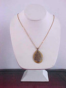 Reed Barton Christmas Tree Pendant Neck Damascene Vintage