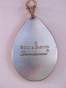 Reed Barton Christmas Tree Pendant Neck Damascene Vintage