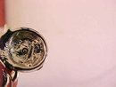 Christmas Ornament Earrings Pierced Wires Two Tone Danecraft