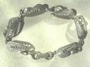 Beau Sterling Teardrop Filigree Bracelet