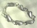 Beau Sterling Teardrop Filigree Bracelet