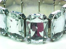 Rectangle Cut Acrylic Stretch Bracelet